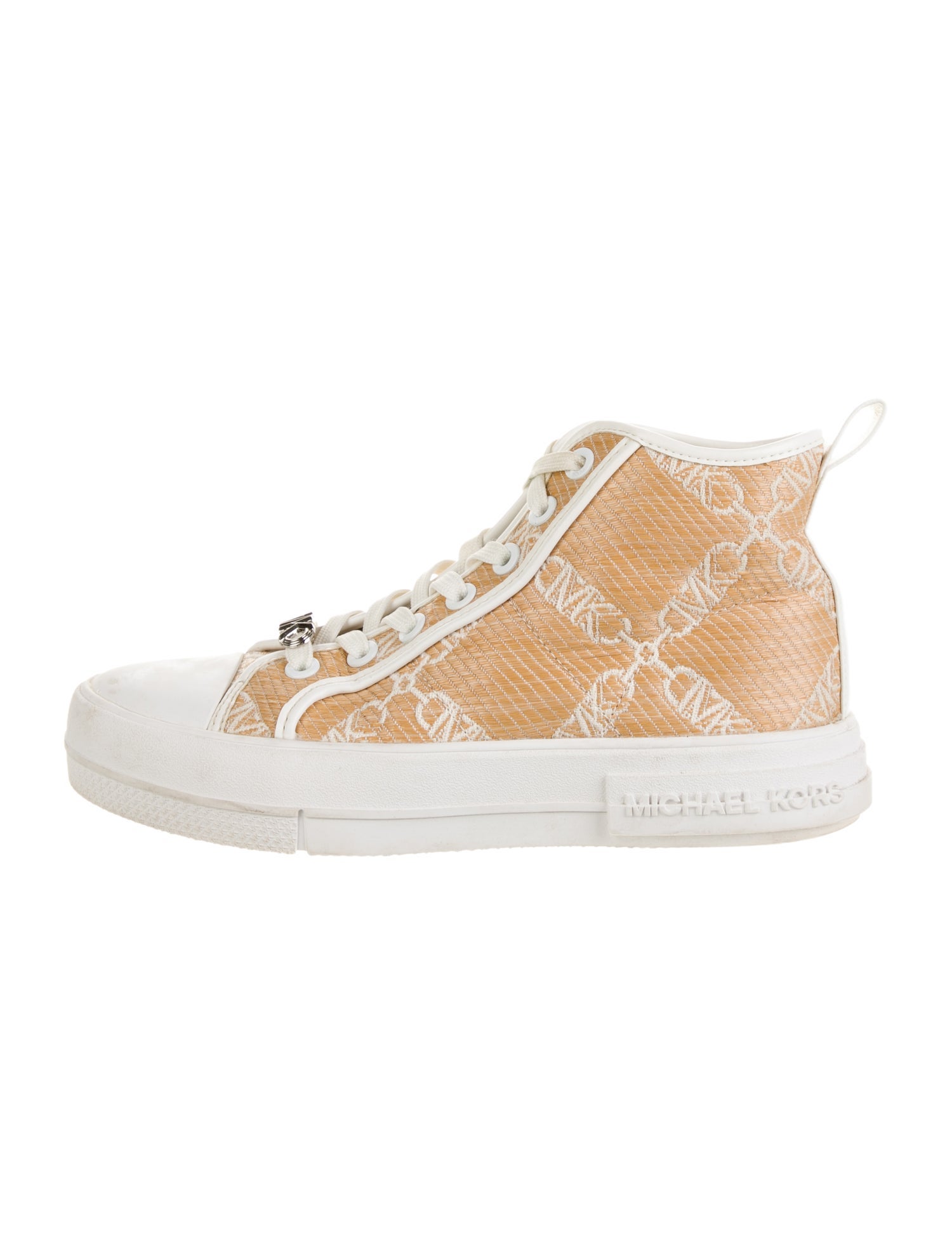 Michael Kors Raffia Patterned Sneakers